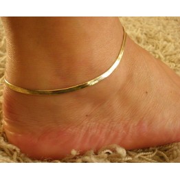 1PC New Women Girls Silver/Gold Plated Chain Ankle Bracelet Anklet Foot Jewelry Beach Pulseras Tobilleras