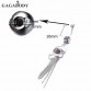  2017 New Reverse Belly Ring Dangle Clear Navel Bar Gold Dangle Body Jewelry Piercing HOT SELLING
