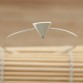 Vogue of new fund of 2016 minimalist design very fine copper qualitative geometry triangles female bracelet